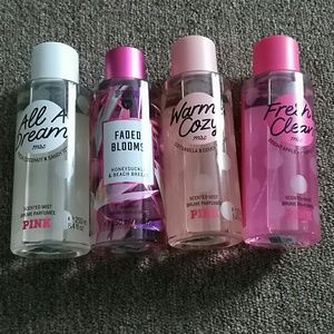 Bundle of VS PINK body mists 8.4 fl oz